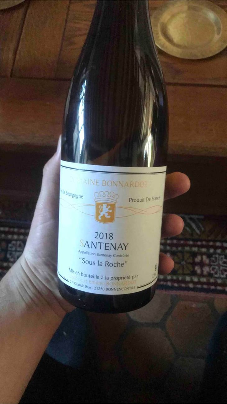 Santenay Sous La Roche - Domaine Bonnardot - antoine-ludovic-emilien-bonnardot -2018