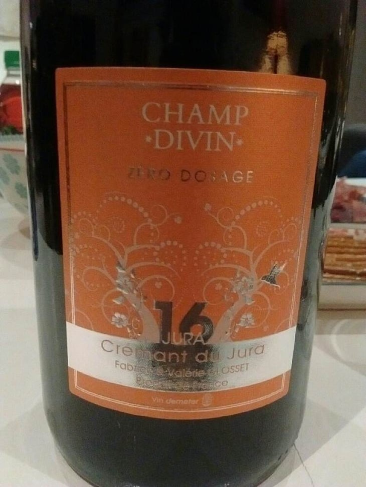 Cremant Du Jura, Zero Dosage - Champ Divin - fabrice-valerie-closset 
