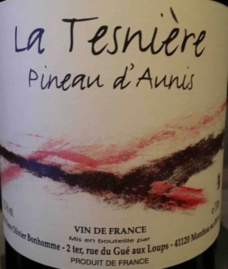 Touraine "La Tesnière" (rouge) - Domaine POB - pierre-olivier-bonhomme 