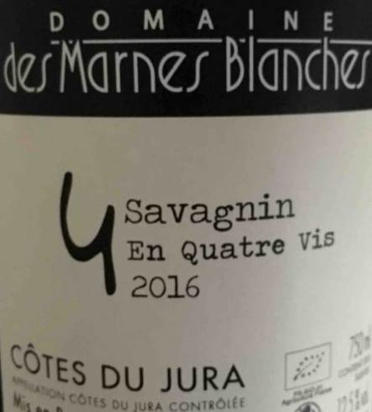 En Quatre Vis Savagnin - Domaine Des Marnes Blanches - pauline-geraud-fromont 