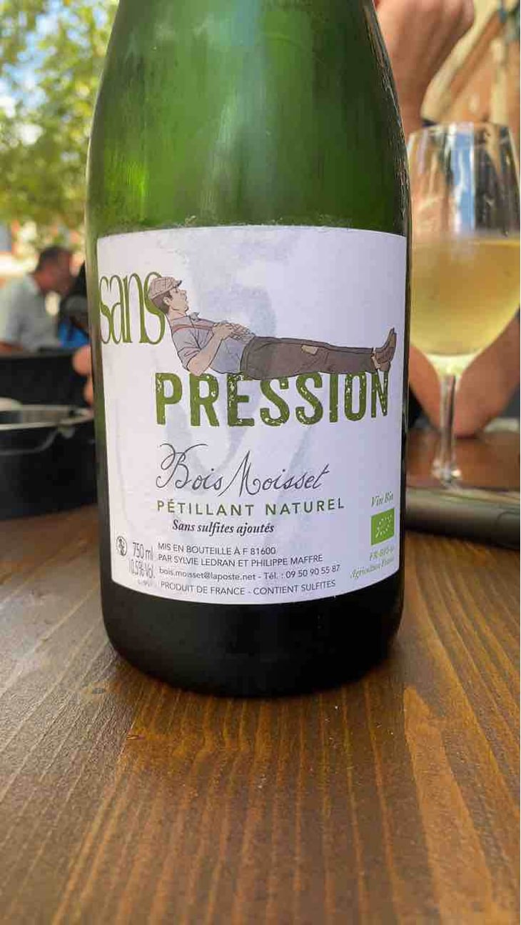 Sans pression (sans sulfites ajoutés) - Domaine Ferme Bois Moisset - sylvie-philippe-maffre -2021