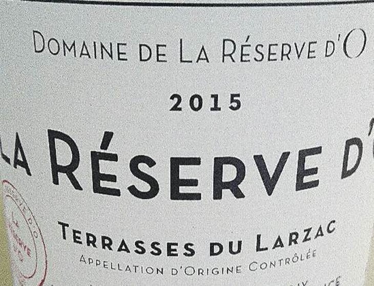 La Réserve D'O (Rouge) - Domaine de La Réserve d'O - marie-frederic-chauffray 