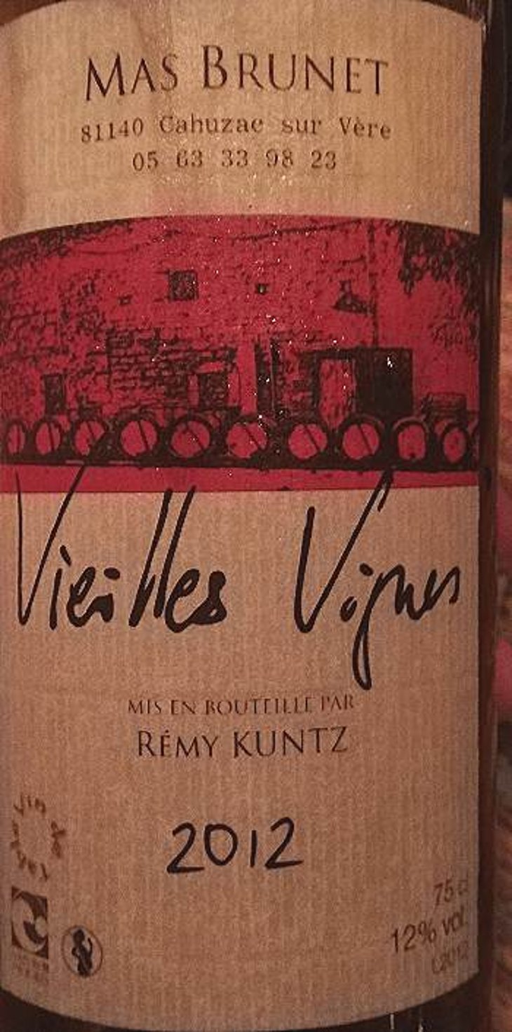 Vieilles Vignes - Mas Brunet - remy-kuntz 