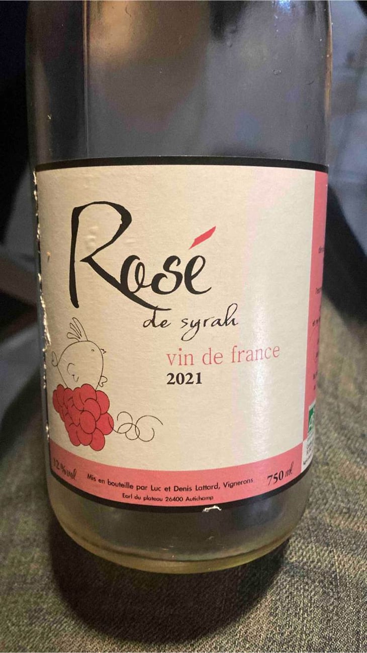 Rosé De Syrah - Domaine Lattard - denis-lattard 