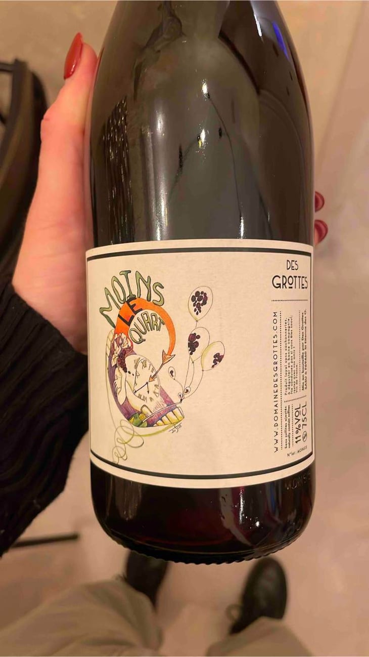 Moins Le Quart - Domaine des Grottes - romain-des-grottes -2021