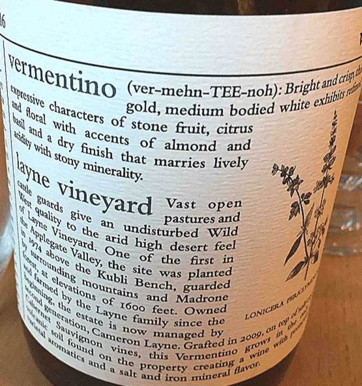 Vermentino - Minimus Wines / Omero/ Origin / Craft Wine Co. - laura-cusick-meredith-bell 