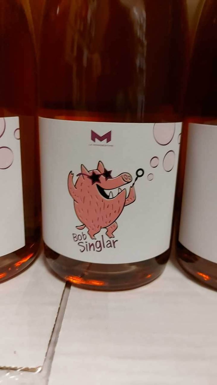 Bob Singlar Pétillant Rosé - Domaine de la Mongestine - maxime-gamard-celine-harry-gozlan 