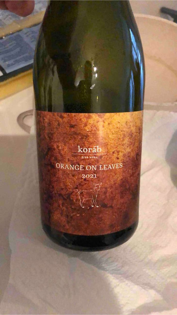 Orange On Leaves Pet Nat - Vinařství Petr Koráb - petr-korab -2021