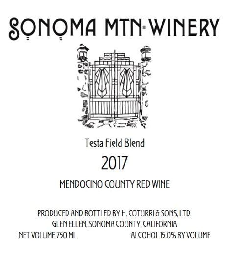 Testa Field Blend - Sonoma Mtn Winery - nic-coturri-dan-marioni 