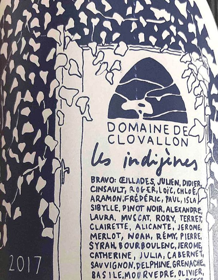 Les Indigènes - Domaine de Clovallon - alix-roque 