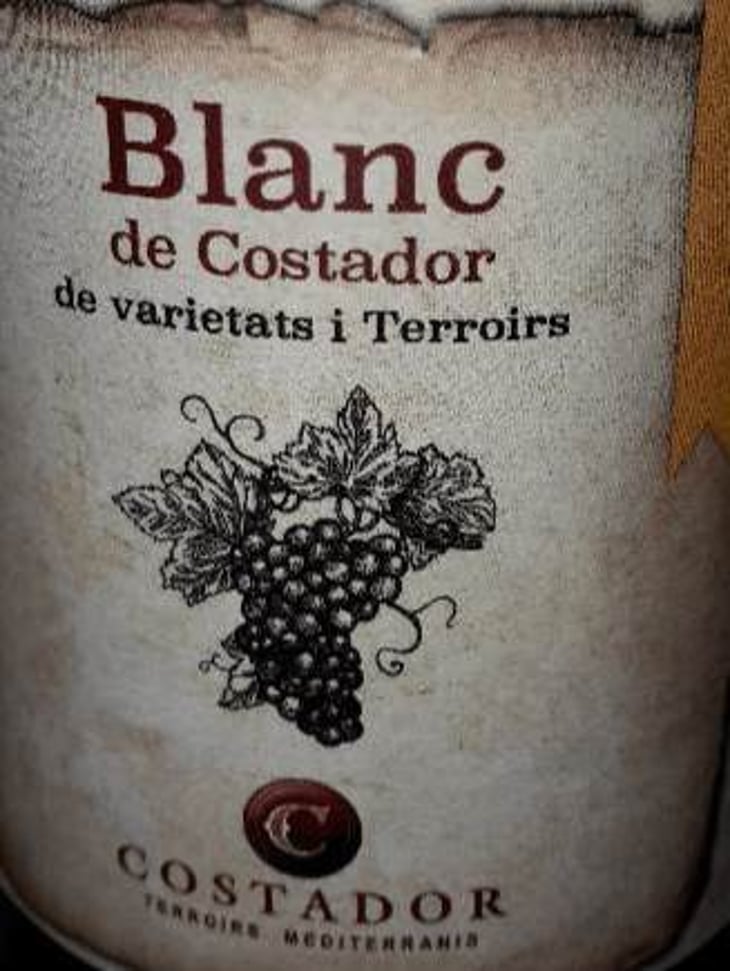 Blanc de Costador - Costador Terroirs Mediterranis - joan-franquet 