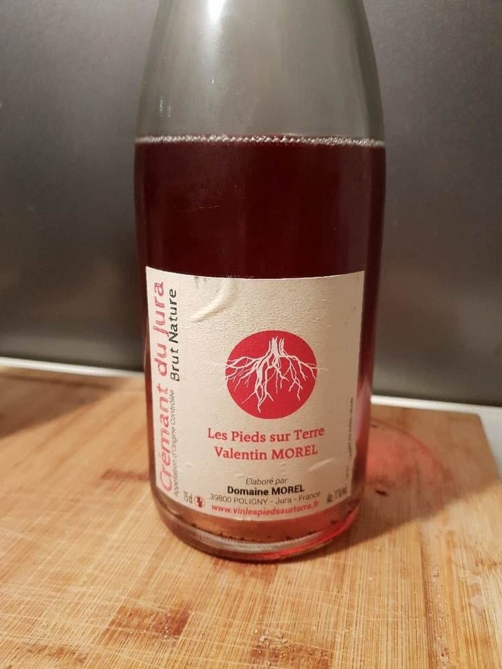 Crémant du Jura Rosé - Les Pieds Sur Terre - valentin-morel 