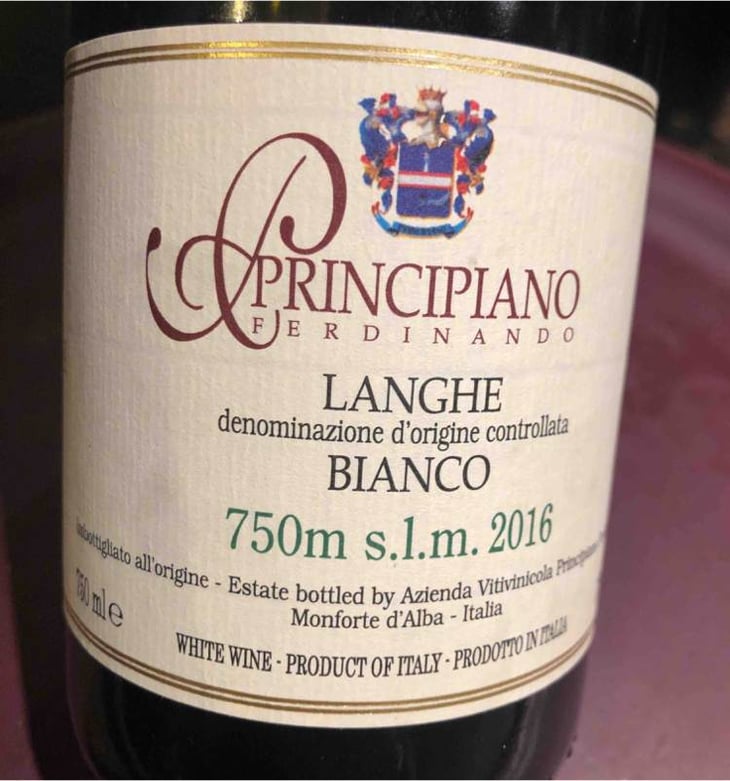 Langhe Bianco - Azienda Agricola Principiano Ferdinando - ferdinando-principiano 