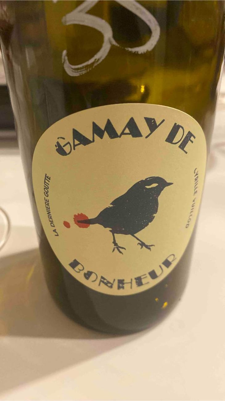 Gamay De Bonheur - Dernière Goutte - cyrille-vuillod 