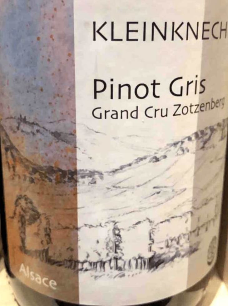 Pinot Gris Grand Cru Zotzenberg - Domaine Kleinknecht - andre-kleinknecht 