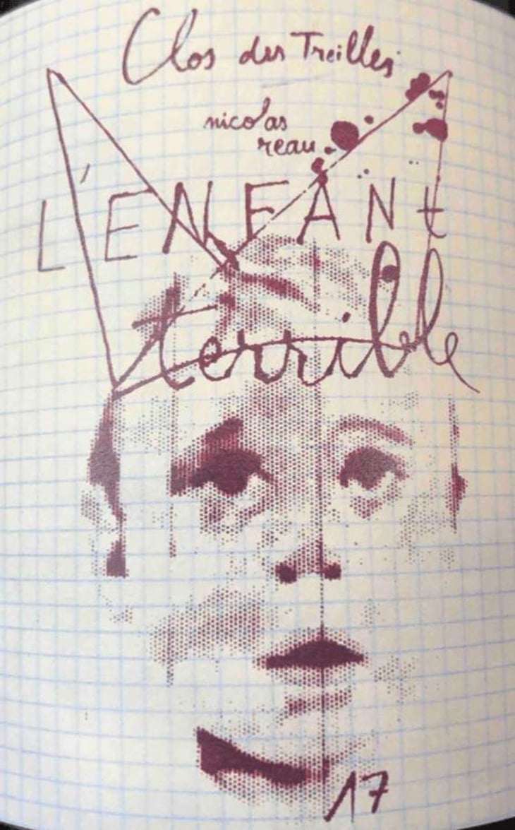 L'Enfant Terrible (2017 label) - Le Clos des Treilles - nicolas-reau 