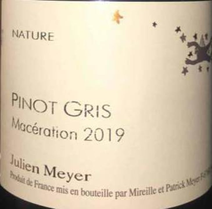 Pinot Gris Maceration - Domaine Julien Meyer - patrick-meyer 