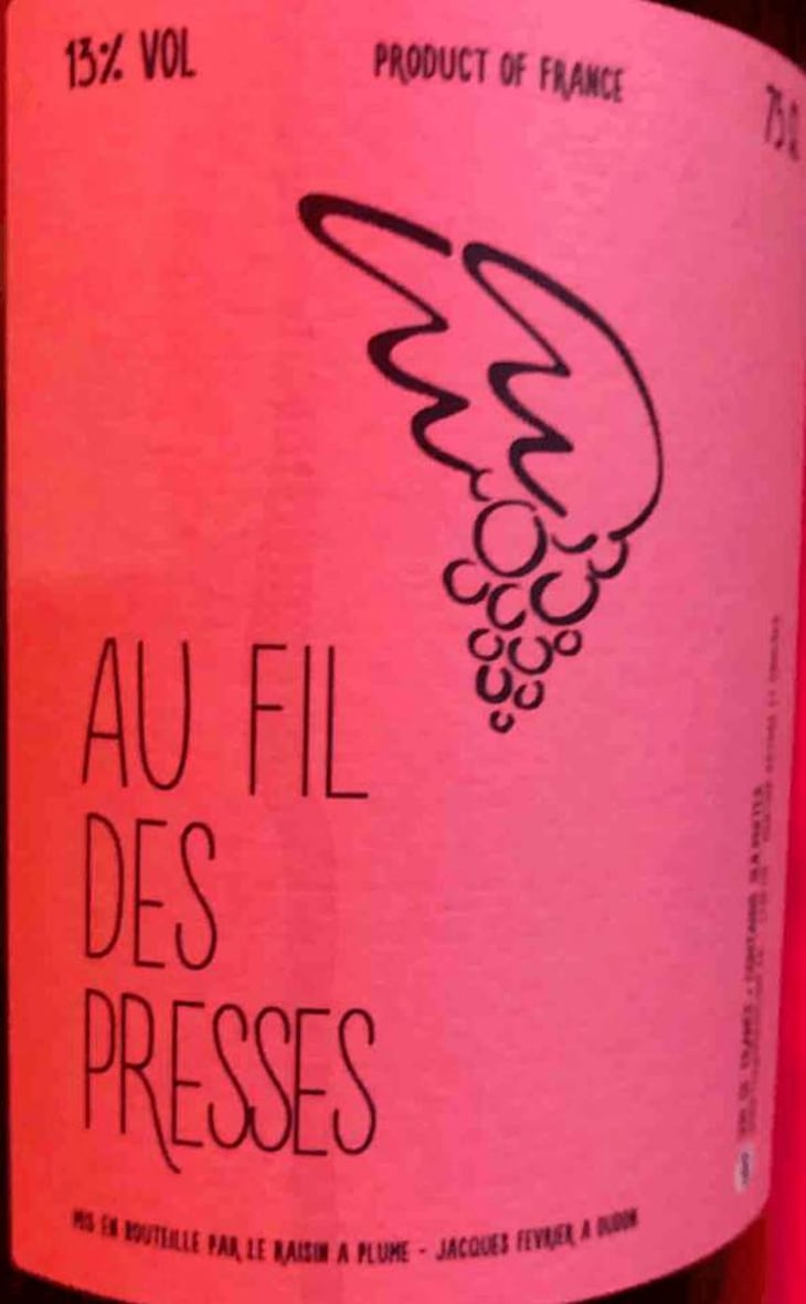 Au Fil Des Presses - Le Raisin à Plume - jacques-fevrier 