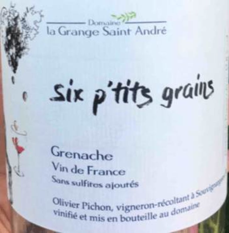 Six P’tits Grains Grenache - La Grange Saint André - olivier-pichon 