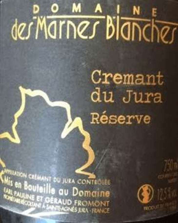 Crémant Du Jura Réserve - Domaine Des Marnes Blanches - pauline-geraud-fromont 