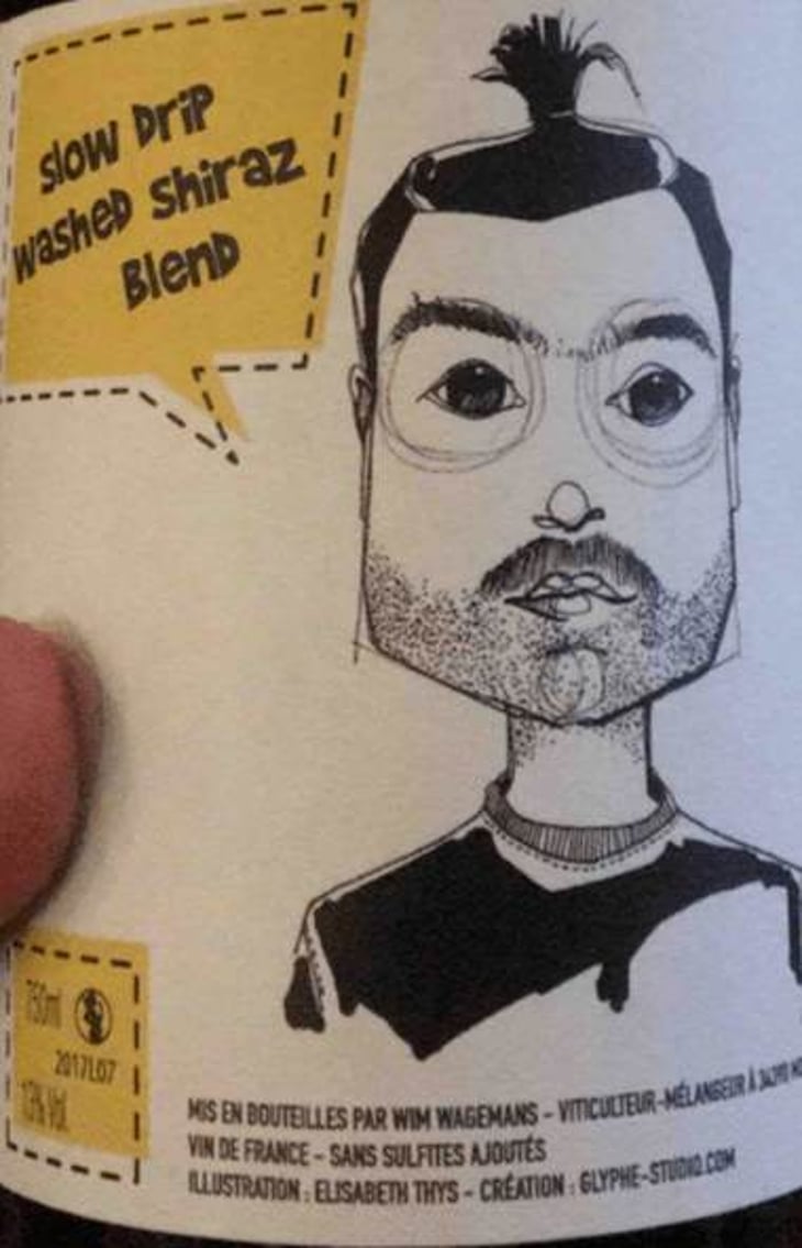 Slow Drip Washed Shiraz Blend - Le Bouc à Trois Pattes - wim-wagemans 