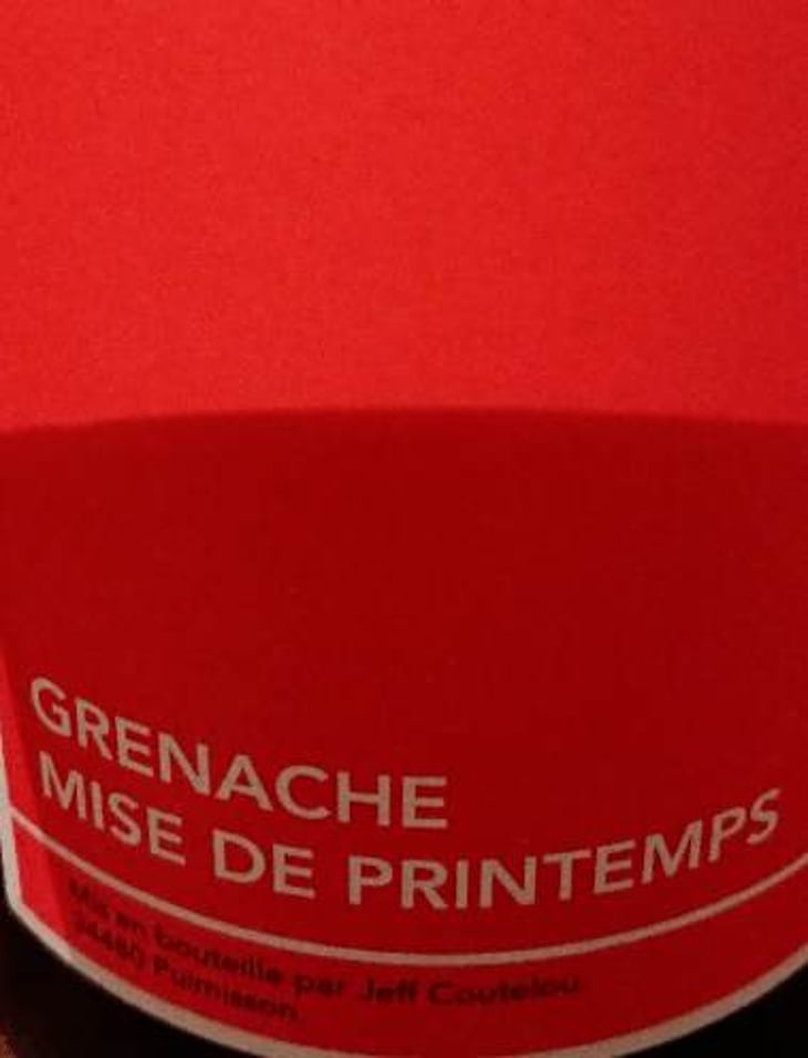 Grenache Mise De Printemps - Mas Coutelou - jean-francois-coutelou 