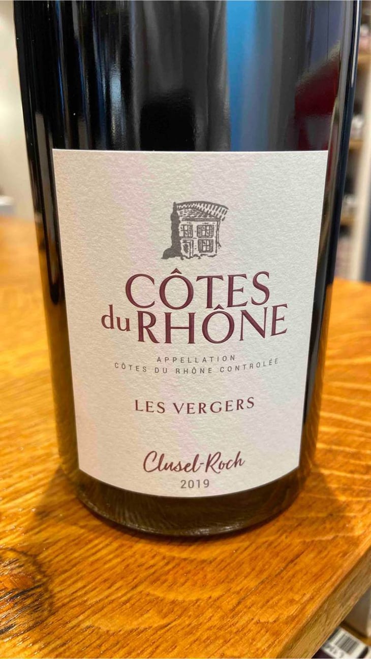 Côtes Du Rhône Les Vergers - Domaine Clusel-Roch - gilbert-clusel-brigitte-roch-guillaume-roch -2019