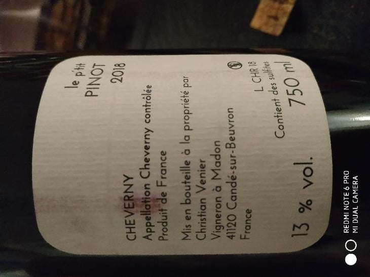 Le P'tit Pinot - Christian Venier - christian-venier 