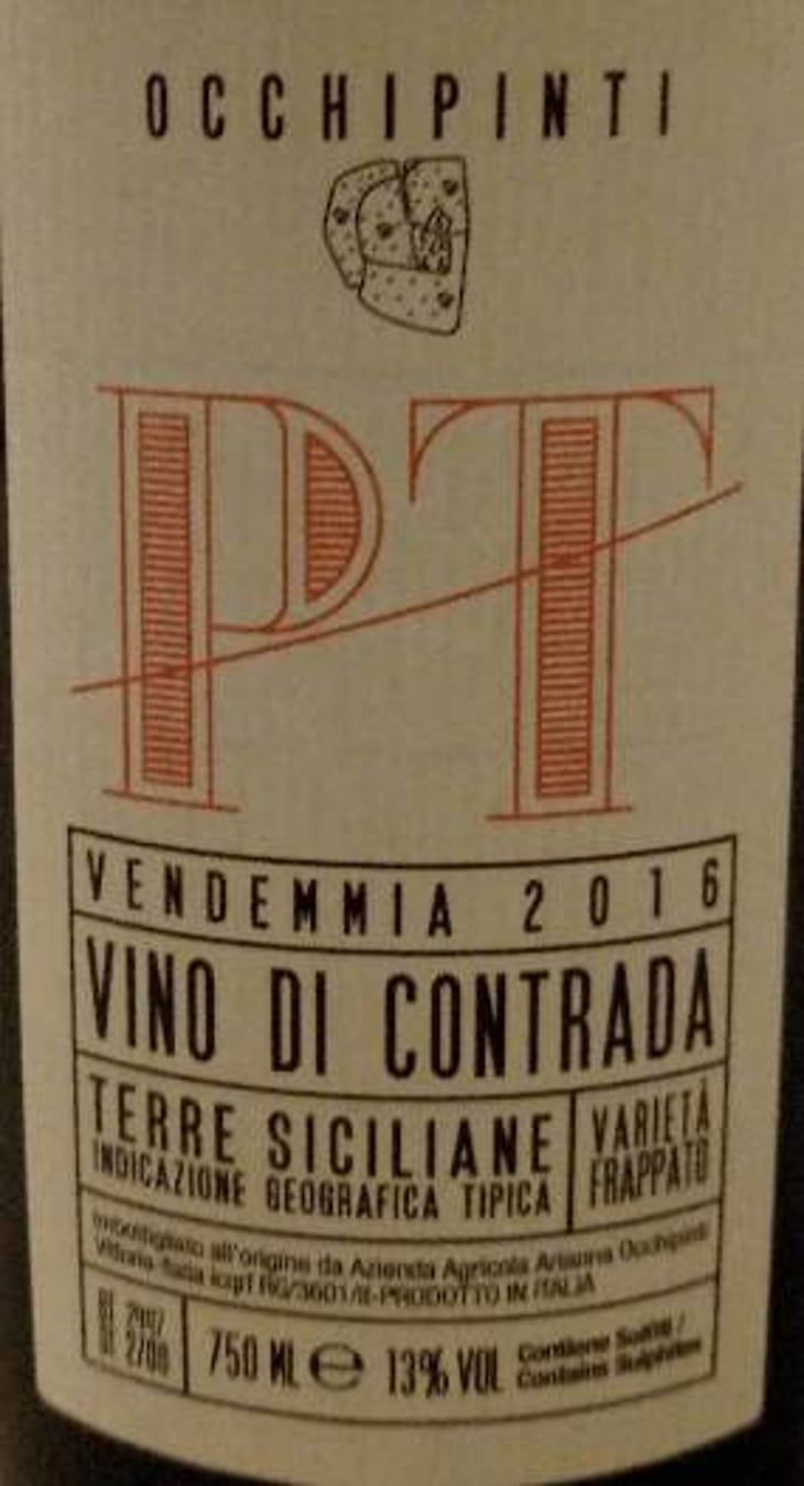 Frappato Contrada PT - Azienda Agricola Arianna Occhipinti - arianna-occhipinti 