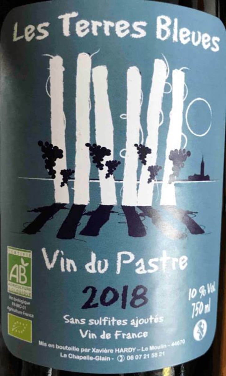 Vin du Pastre - Les Terres Bleues - xaviere-hardy 