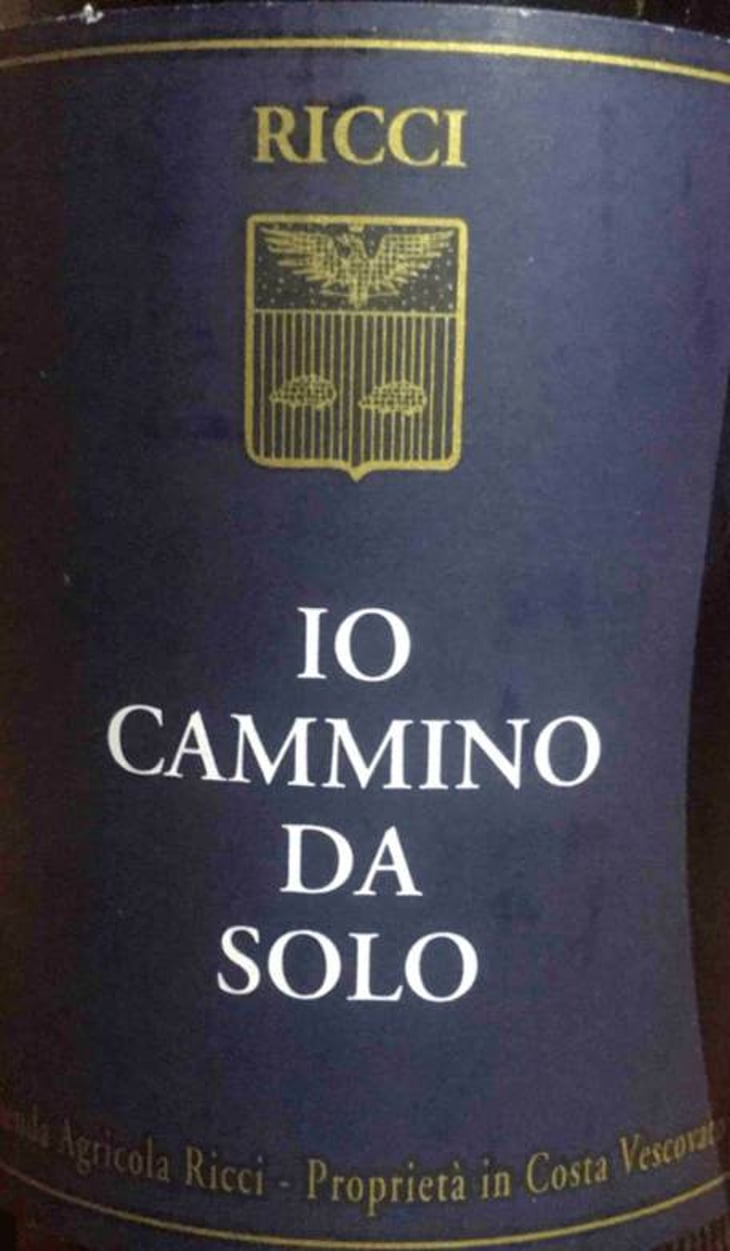 Io Cammino Da Solo - Azienda Agricola Ricci Carlo Daniele - daniele-ricci 