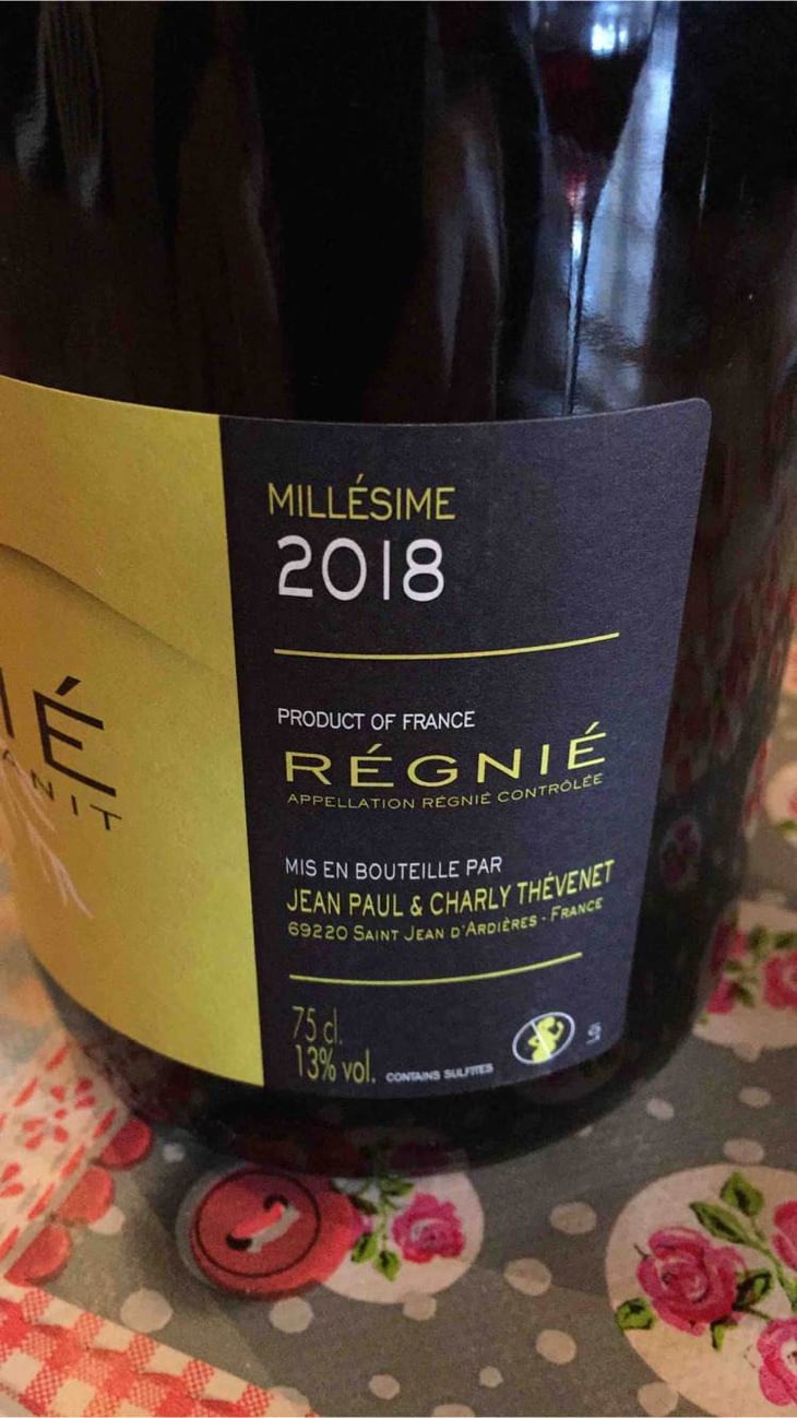 Régnié - Charly Thévenet - charly-thevenet 