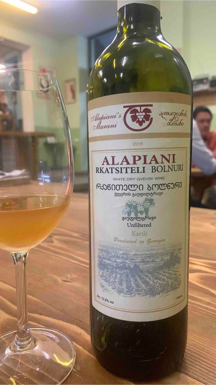 Rkatsiteli Bolnuri - Alapiani’s Marani - merab-mirtskhulava-and-soso-sulava -2018