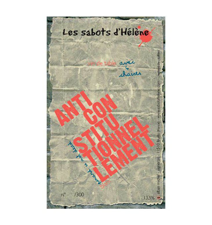 Anticonstitutionnellement - Les Sabots d'Hélène - alban-michel 