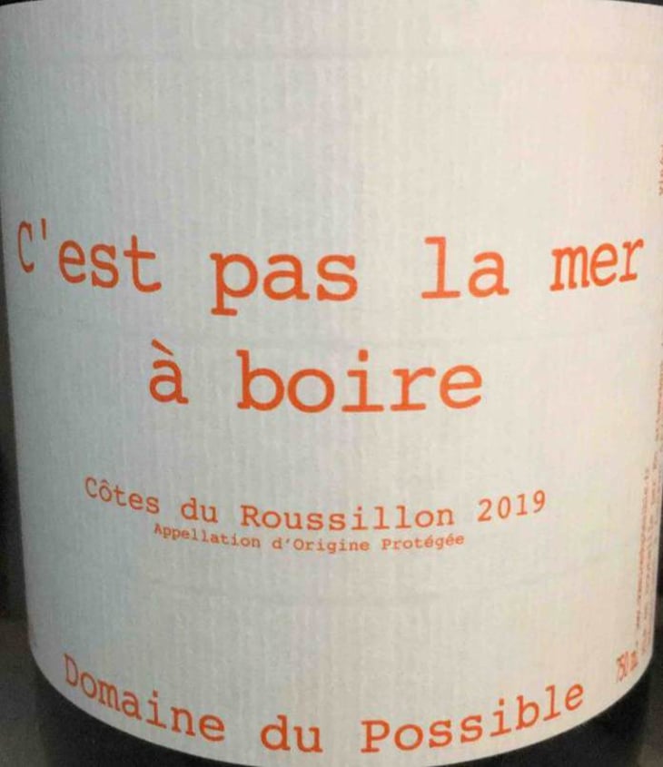 C'est pas la mer à boire - Domaine du Possible - loic-roure 