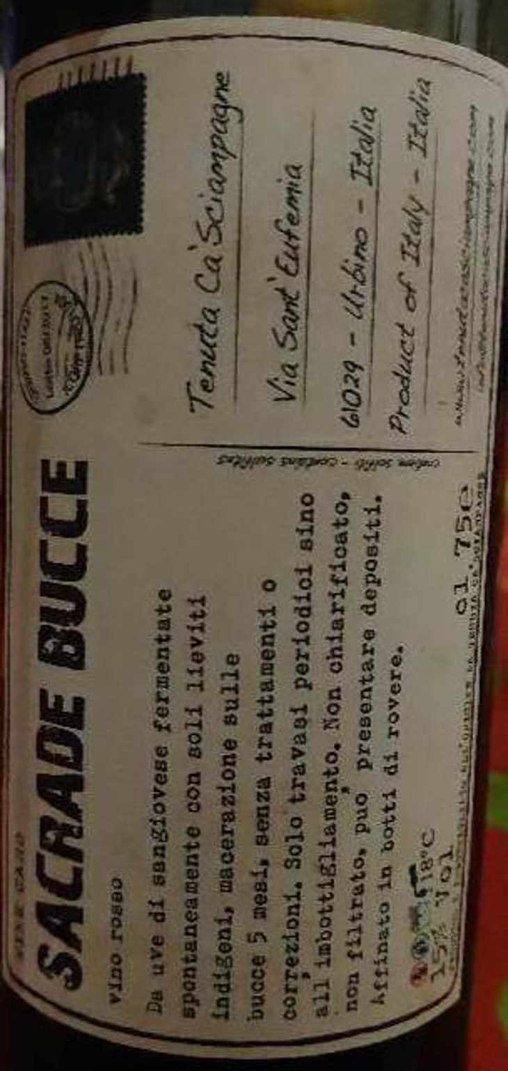 Sacrade Bucce - Tenuta Ca’ Sciampagne - leonardo-cossi-paola-grillo 