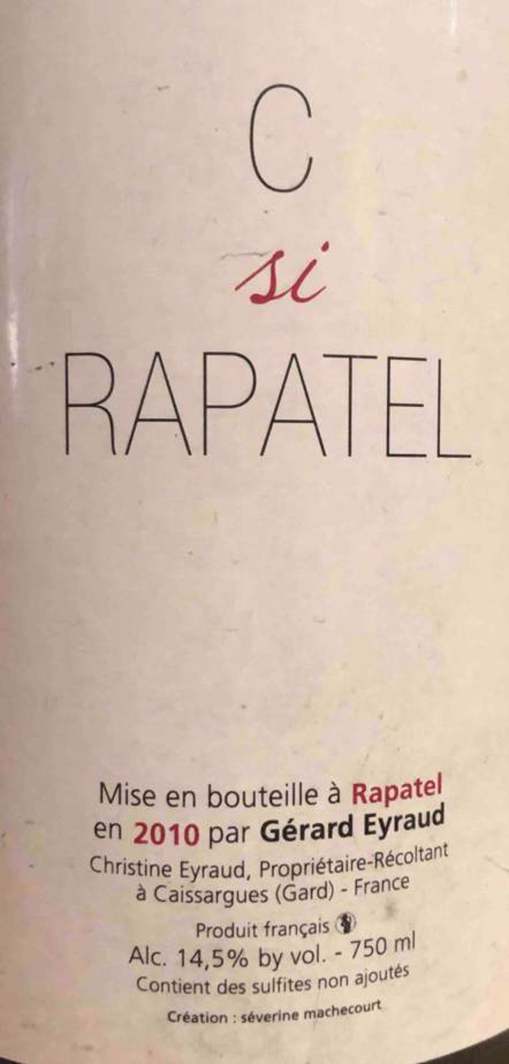 C Si Rapatel - Domaine de Rapatel - christine-gerard-eyraud 