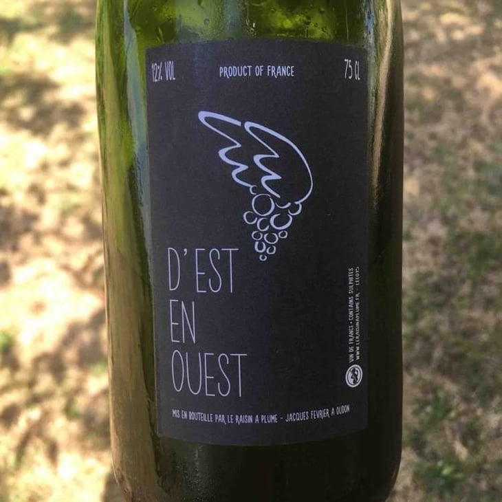 D’Est En Ouest (blanc) - Le Raisin à Plume - jacques-fevrier 