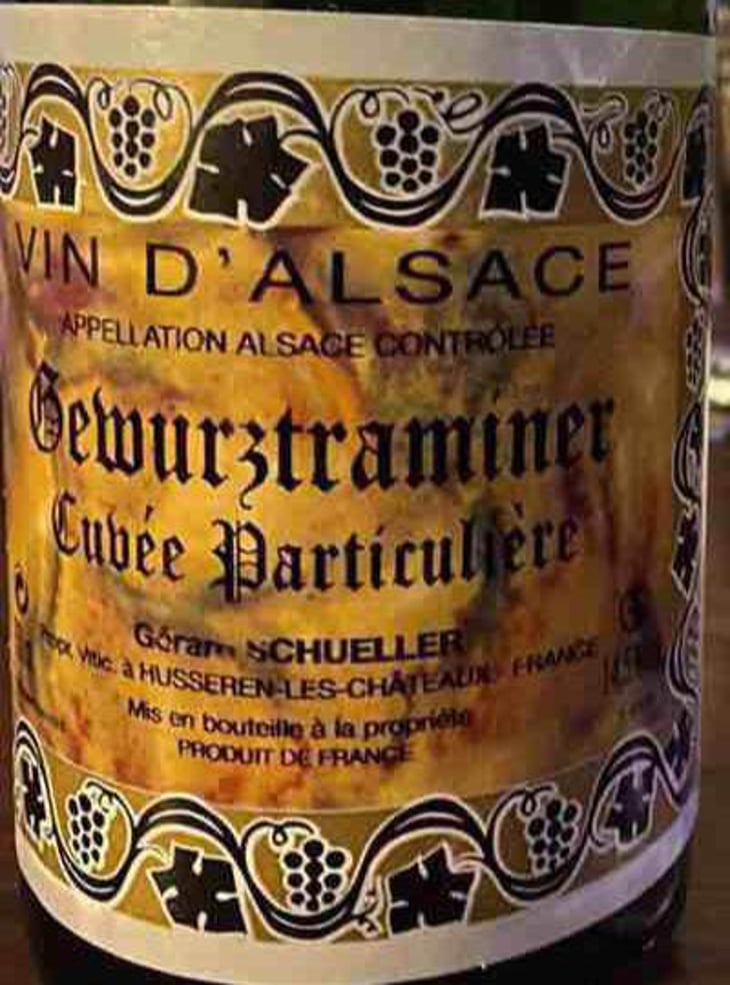 Gewürztraminer Cuvée Particulière - Gérard Schueller & Fils - bruno-schueller 