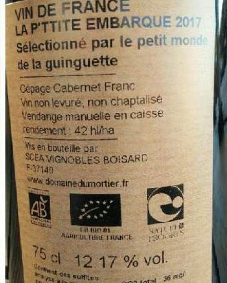 La P'tite Embarque - Domaine du Mortier - fabien-cyril-boisard 