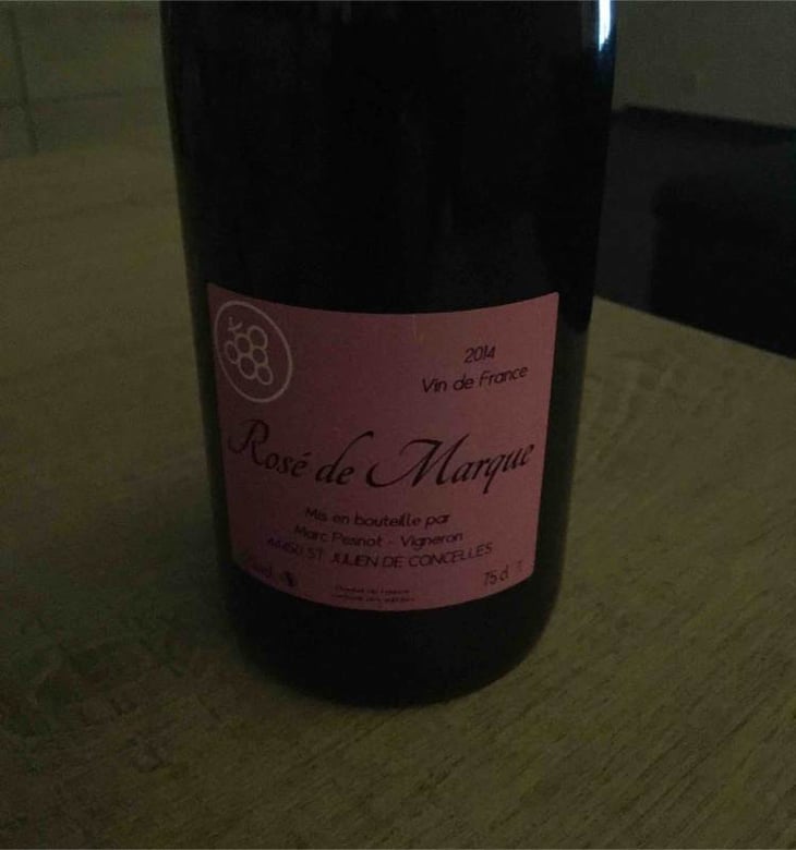 Rosé de Marque - La Sénéchalière - marc-pesnot 