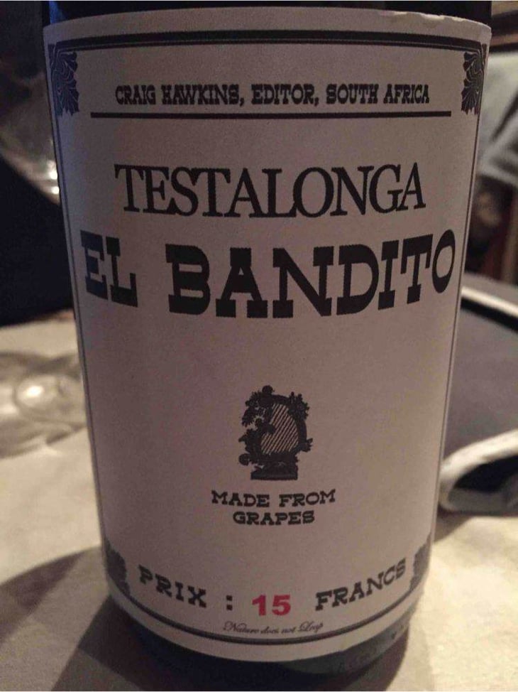 El Bandito - Testalonga - craig-carla-hawkins 