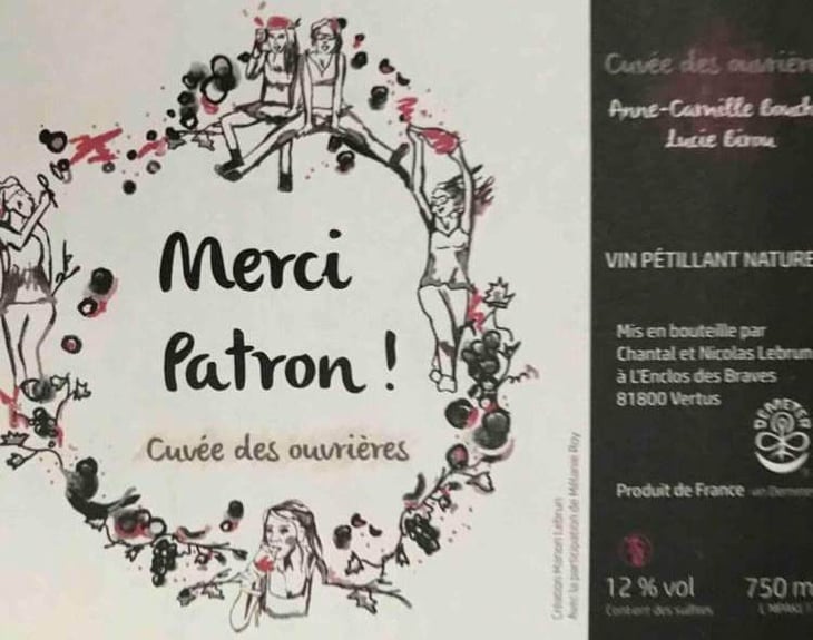 Merci Patron ! Cuvée Des Ouvrières - L'enclos Des Braves - chantal-nicolas-lebrun 
