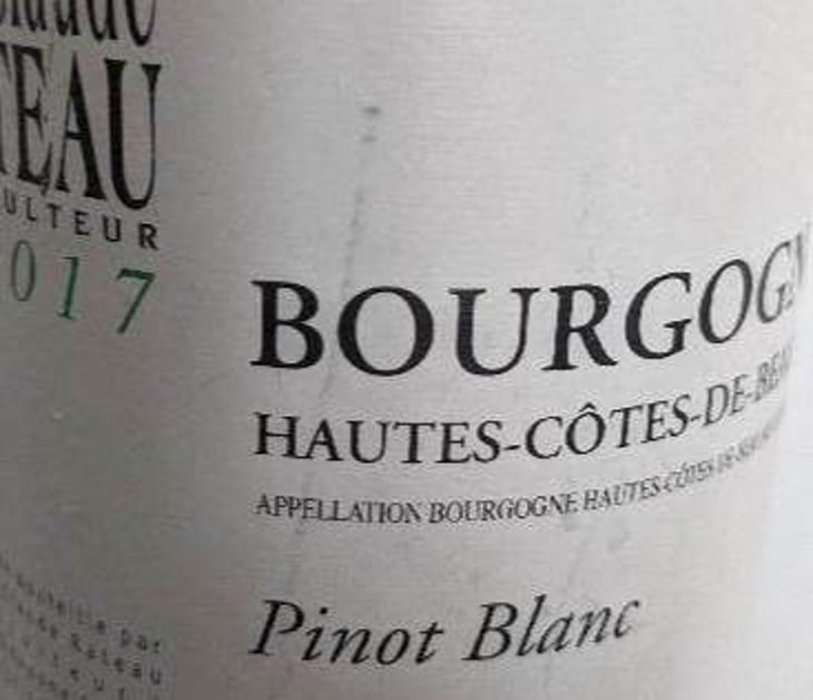 Hautes Côtes De Beaune Pinot Blanc - Domaine Jean-Claude Rateau - amel-nouar-et-jean-claude-rateau 