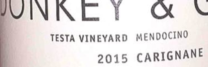 Testa Vineyard Carignane - Donkey & Goat - jared-tracey-brandt 