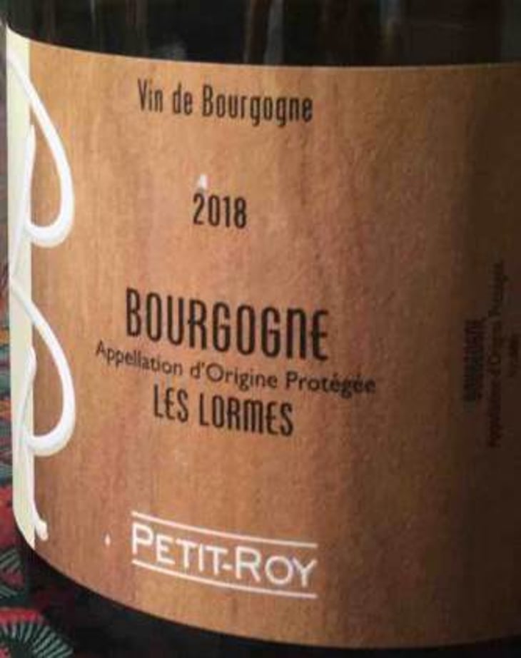 Bourgogne "Les Lormes" - Domaine Petit-Roy - seiichi-saito 