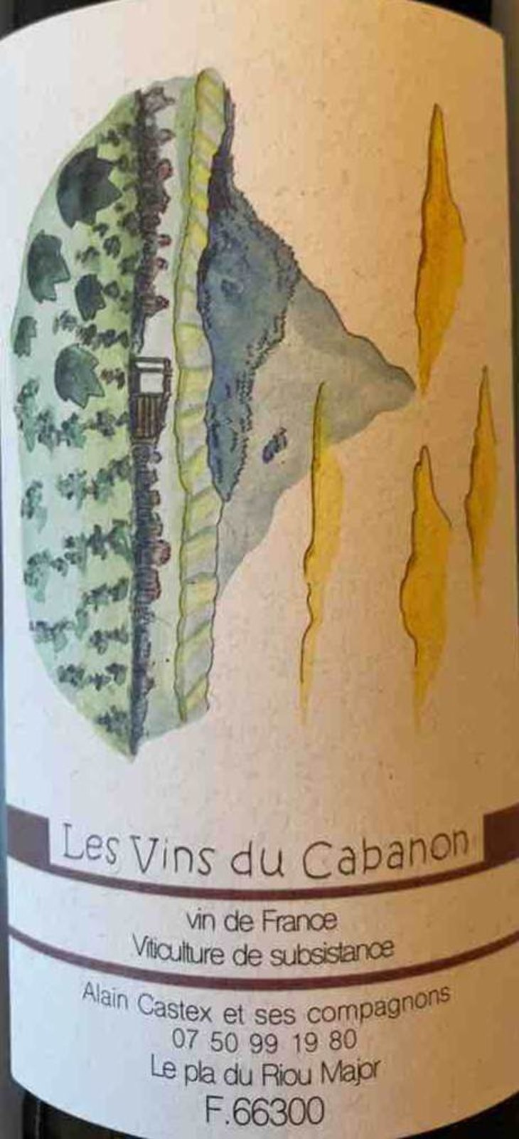 Poudre d'Escampette - Les Vins du Cabanon - alain-castex 