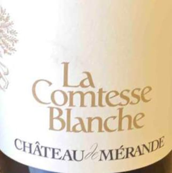 La Comtesse Blanche - Chateau de Mérande - Domaine Genoux - pierre-genoux -2018