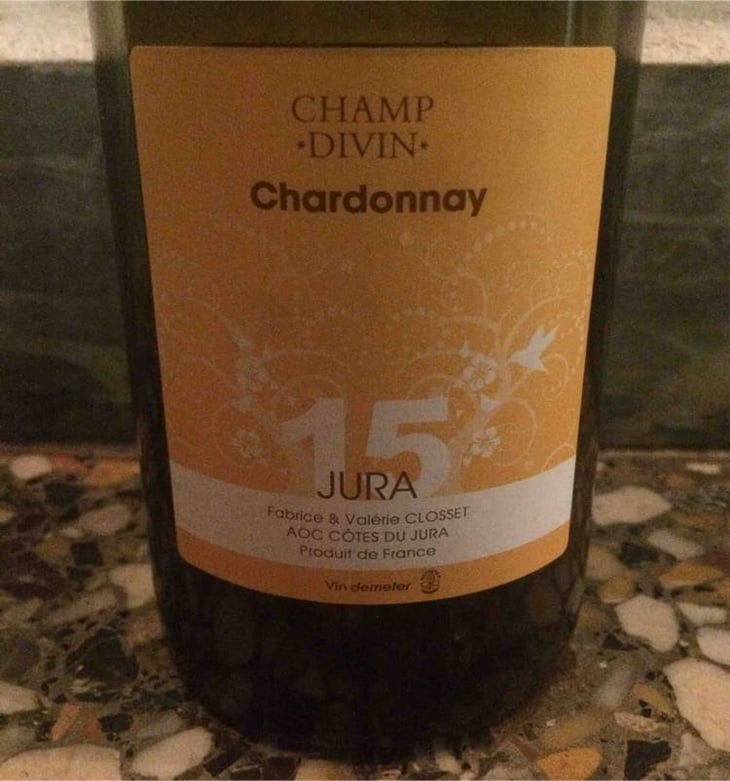 Cuvée Chanson - Chardonnay - Champ Divin - fabrice-valerie-closset 