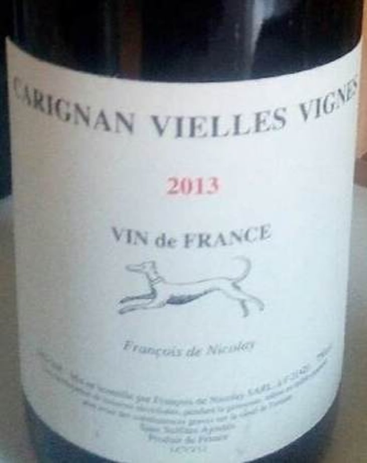 Carignan Vieilles Vignes - Maison François de Nicolay - francois-de-nicolay 